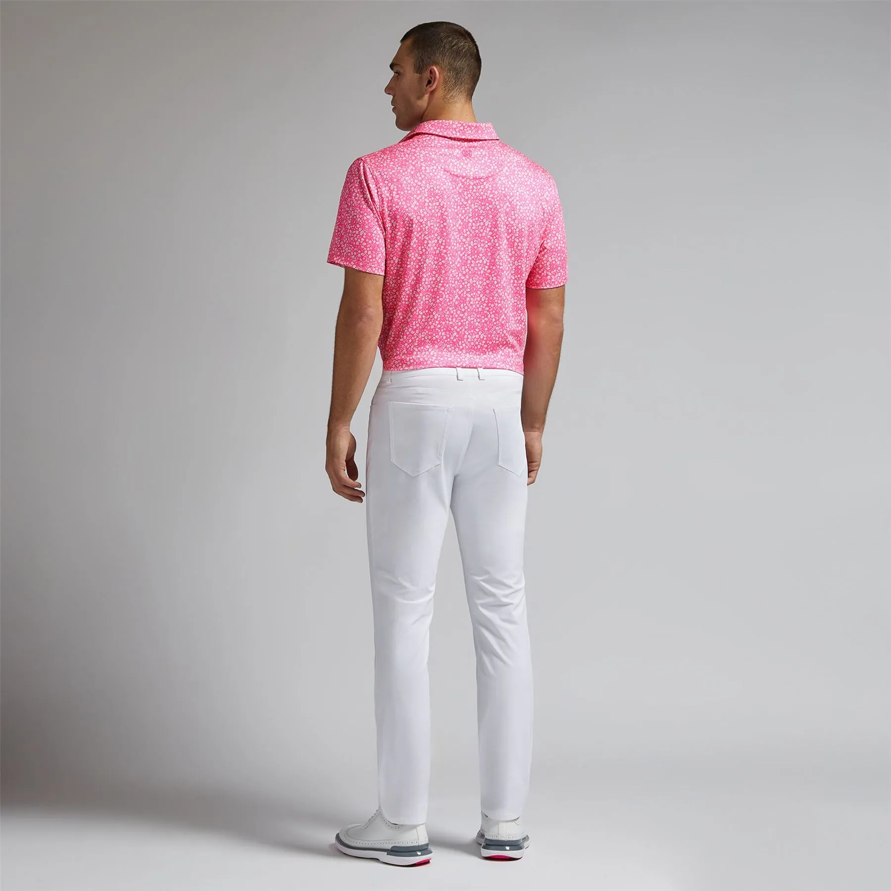 Garden Tech Jersey Polo Knockout Pink - AW24