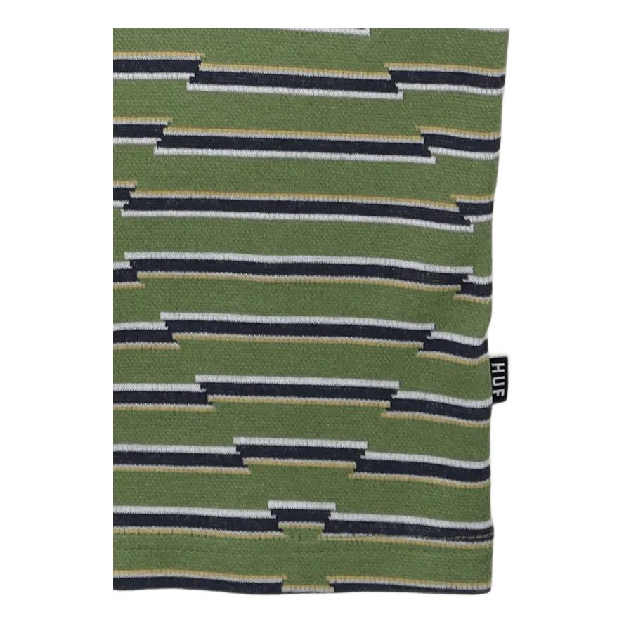 Glenn Stripe S/s Knit Top Cactus