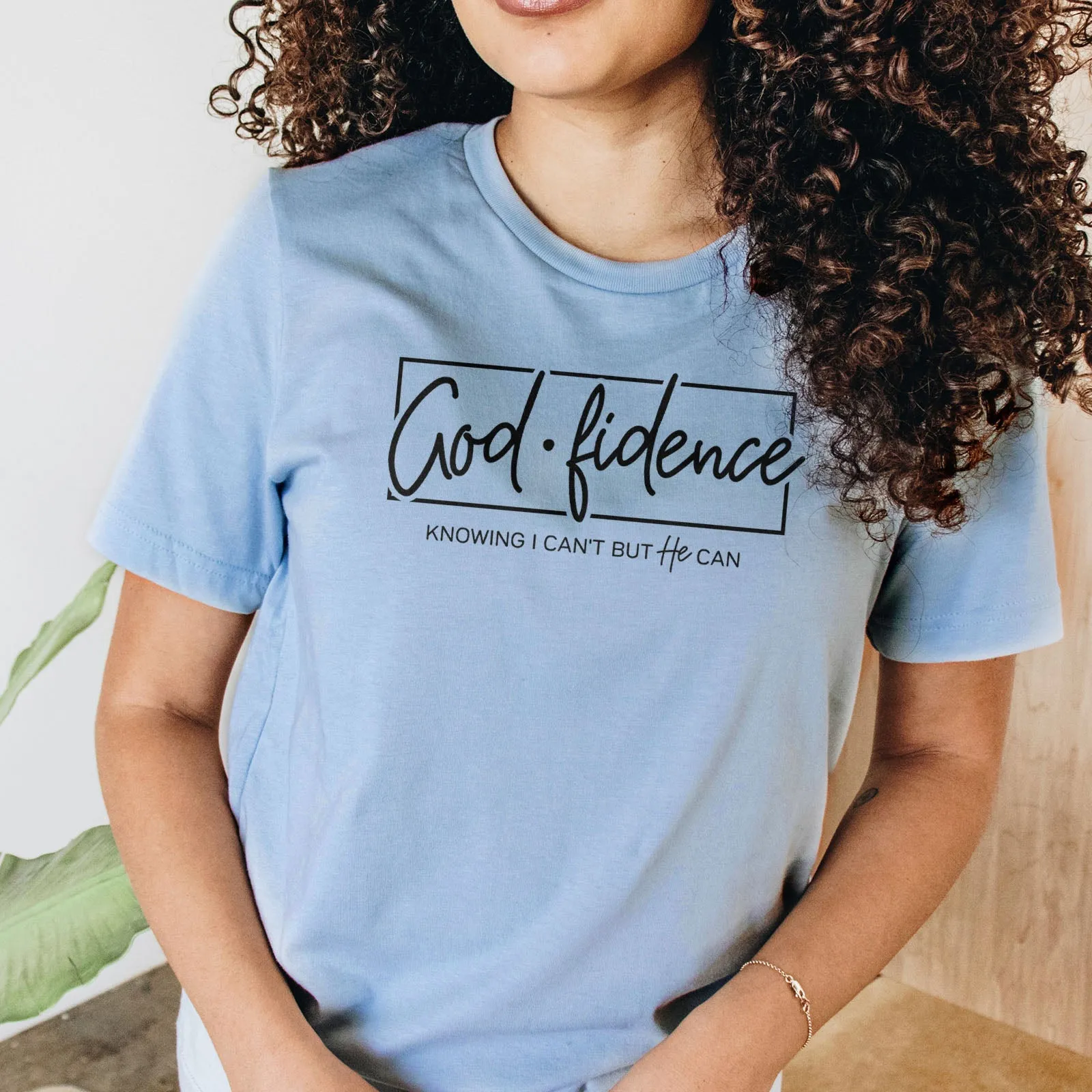 Godfidence Tee Shirts For Women - Christian Shirts for Women - Religious Tee Shirts