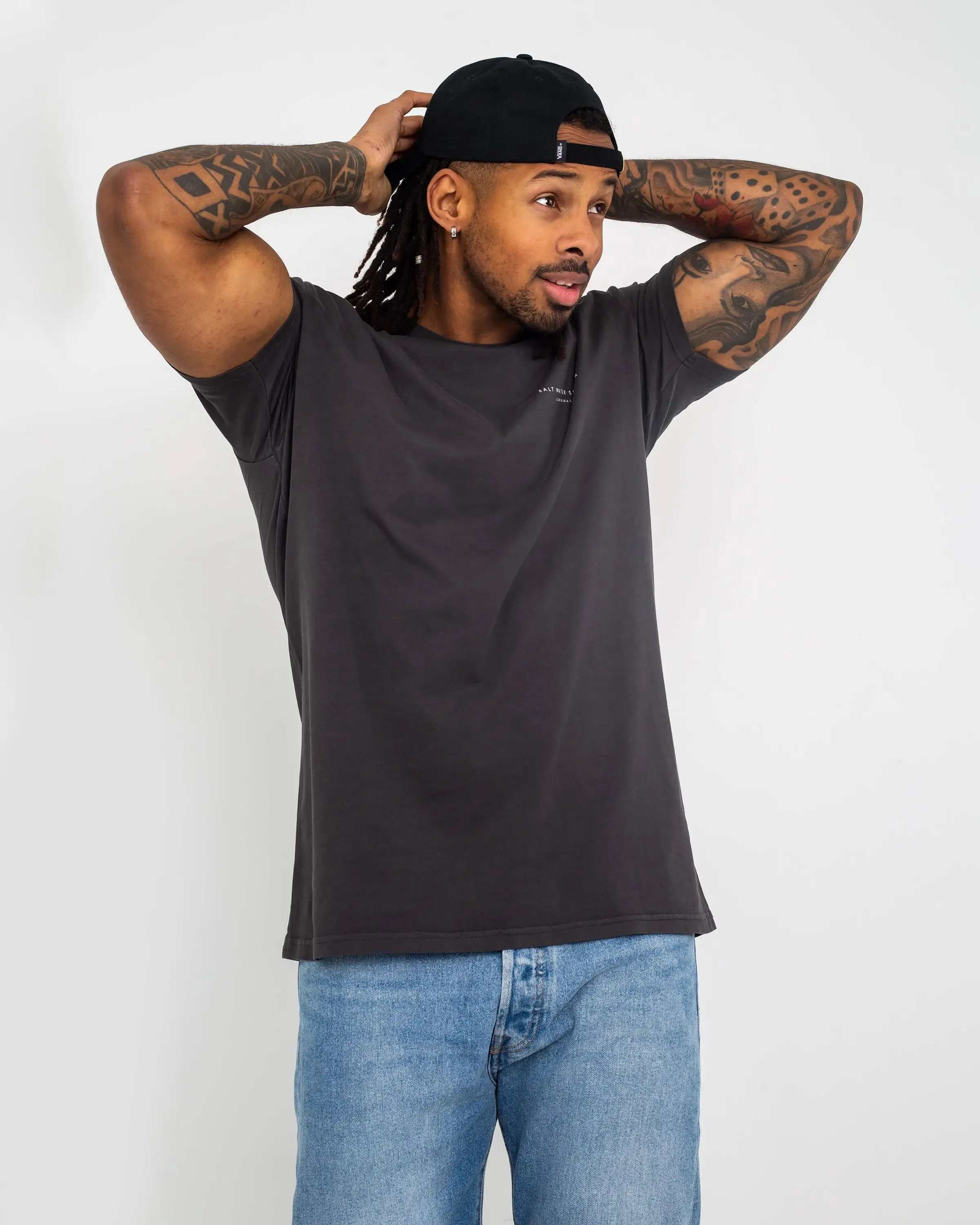 Golden T-Shirt in Faded Black