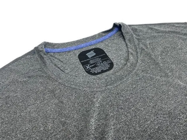 Hanes Men's 2-Pack Blue/Grey XL Performance Cool X-Temp Crew Neck T-Shirts