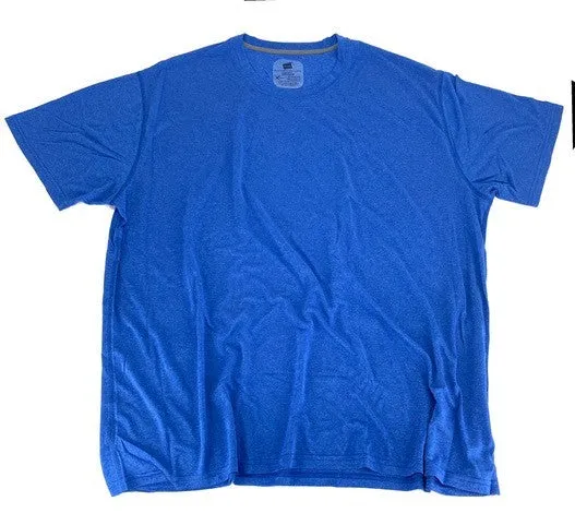 Hanes Men's 2-Pack Blue/Grey XL Performance Cool X-Temp Crew Neck T-Shirts