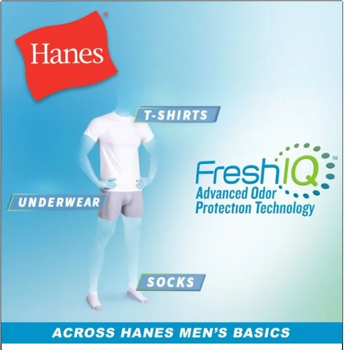 Hanes Men's 2-Pack Blue/Grey XL Performance Cool X-Temp Crew Neck T-Shirts