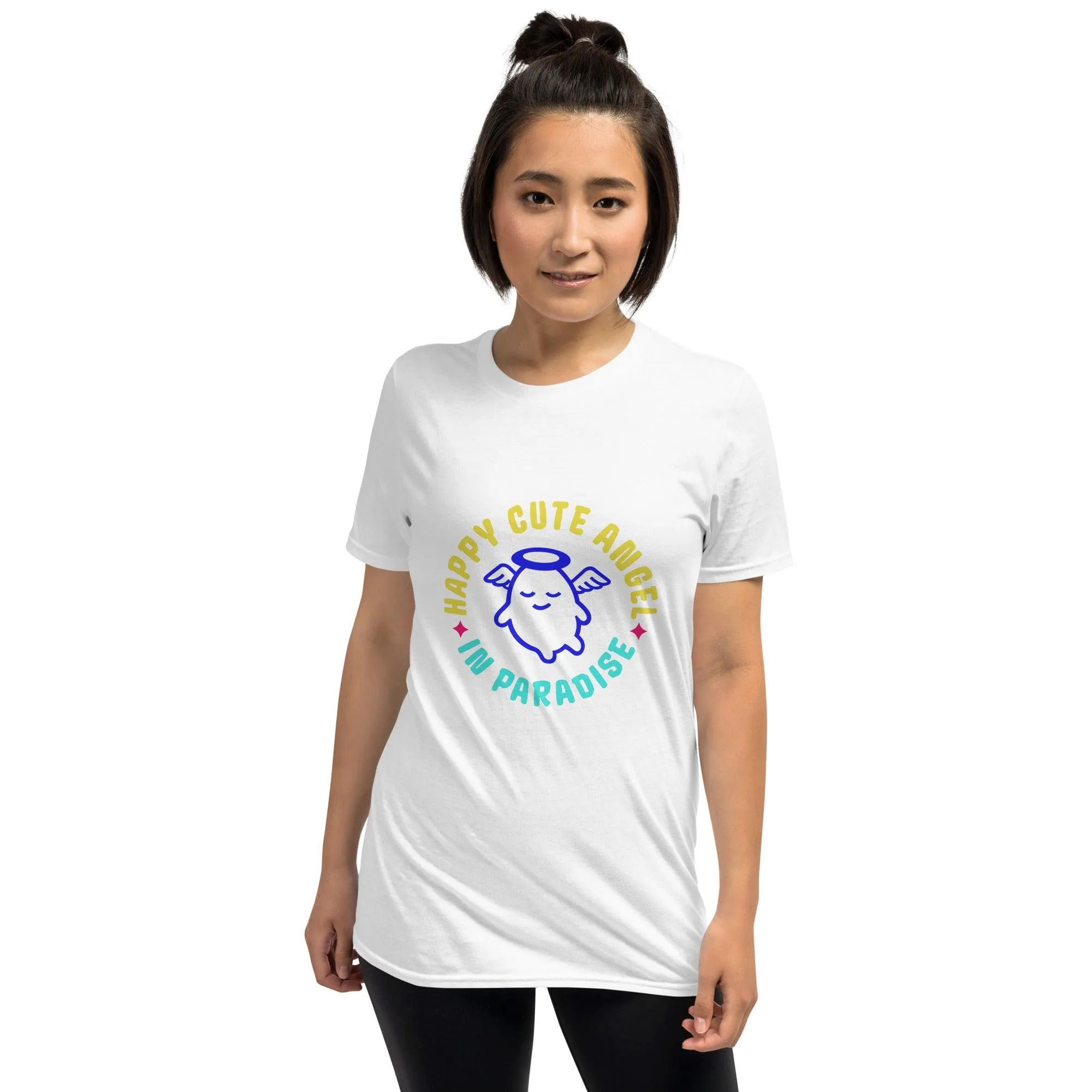 Happy Cute Angel | Unisex Soft Style T-Shirt