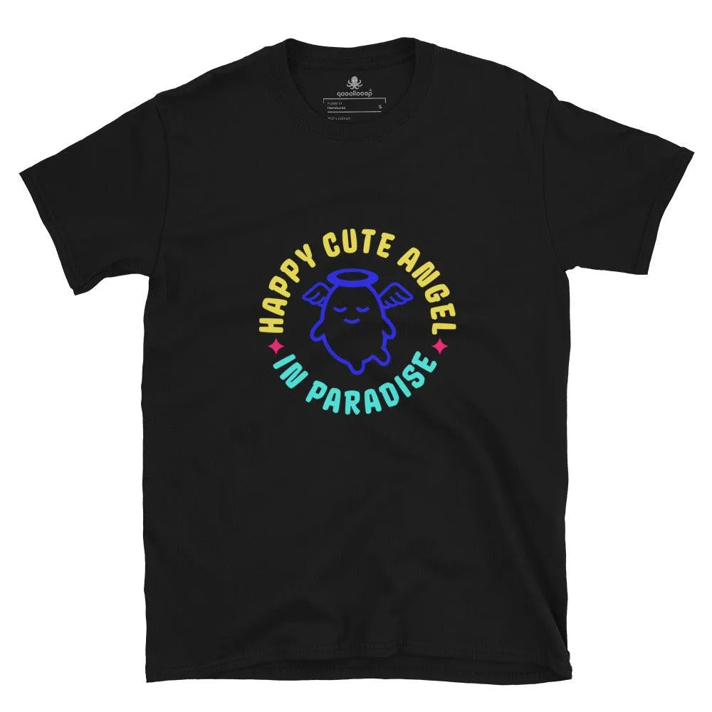 Happy Cute Angel | Unisex Soft Style T-Shirt