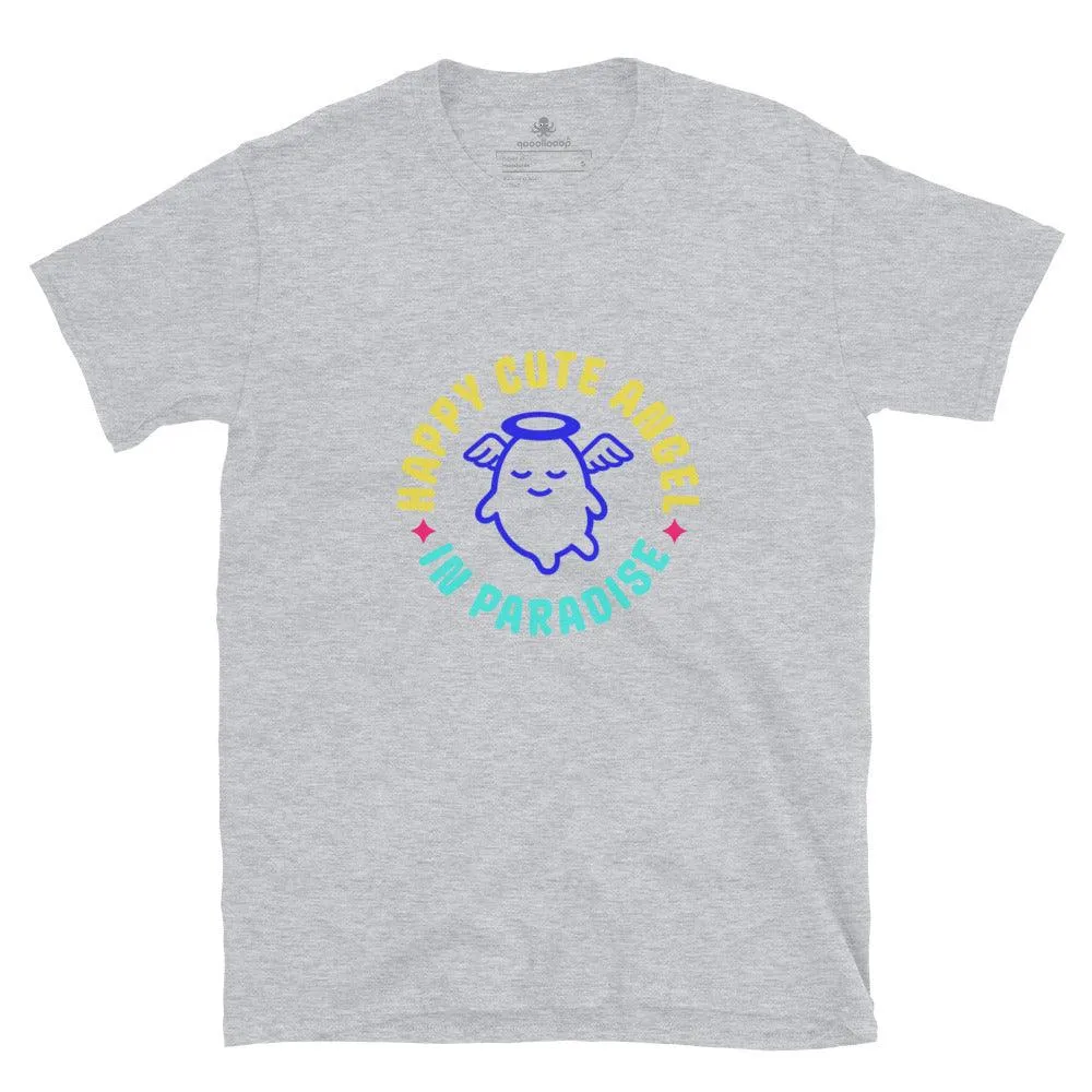 Happy Cute Angel | Unisex Soft Style T-Shirt
