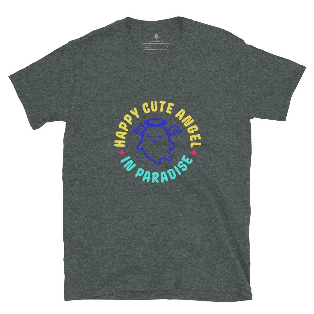 Happy Cute Angel | Unisex Soft Style T-Shirt