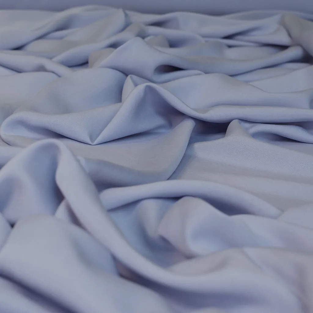 Helsinki - Blue Mist Lyocell  Fabric Woven Twill Fabric Sample