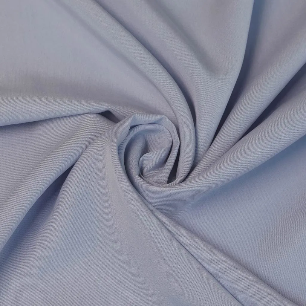 Helsinki - Blue Mist Lyocell  Fabric Woven Twill Fabric Sample