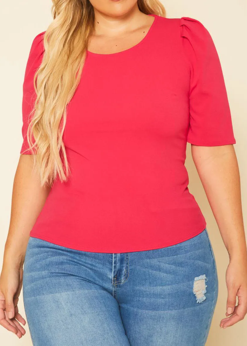 Hi Curvy Plus Size Women Solid Fitted Shirts