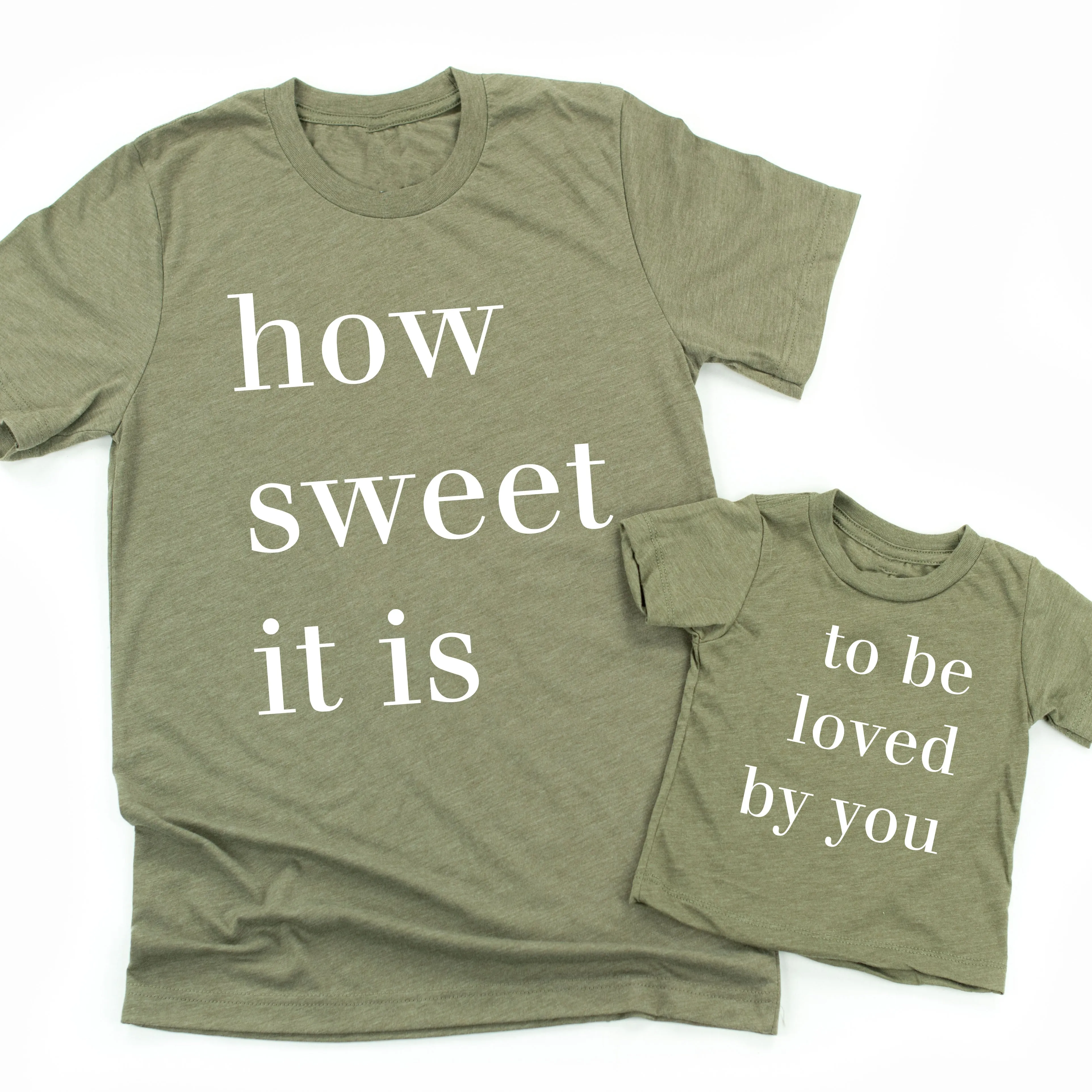 How Sweet It Is / To Be Loved By You - Set of 2 Tees