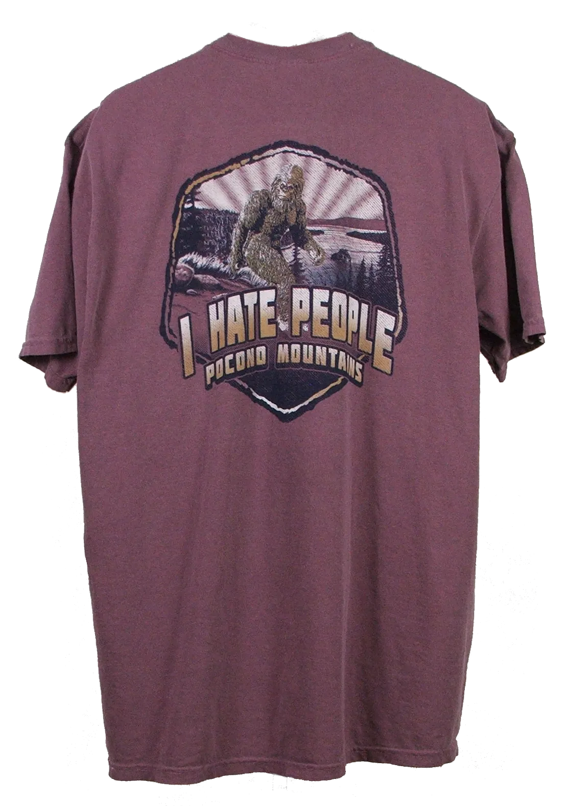 I Hate People Sasquatch Short Sleeve Tee Shirt