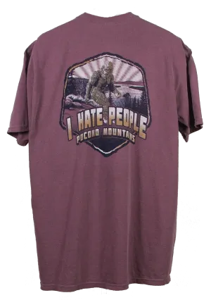I Hate People Sasquatch Short Sleeve Tee Shirt
