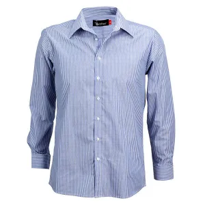 Identitee Men's Blue York Long Sleeve Shirt