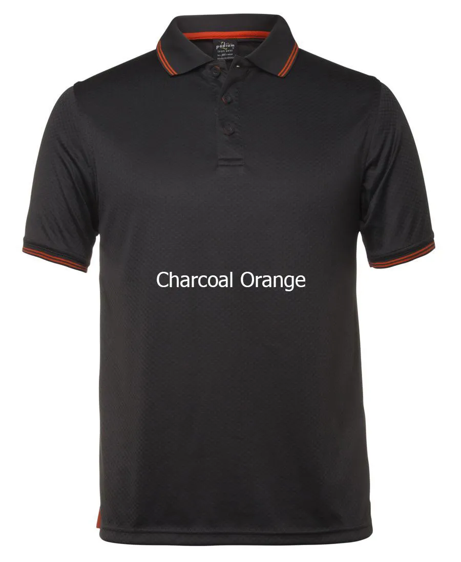 JB'S PODIUM JACQUARD CONTRAST POLO - 7JCP