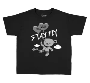 Kids - Cool Grey 11 Money Over Love Shirt