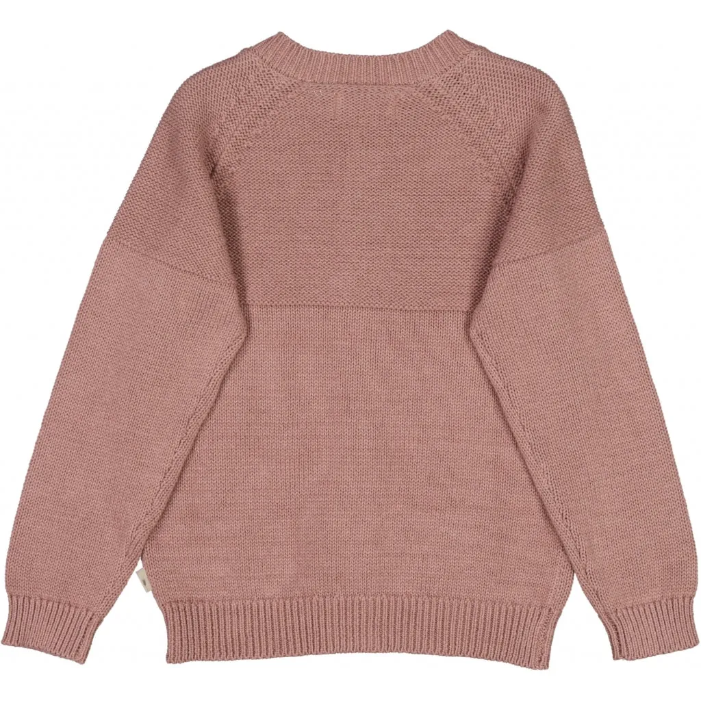 Knit Cardigan Eddy - powder brown