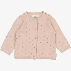 Knit Cardigan Maia | Baby - pale lilac