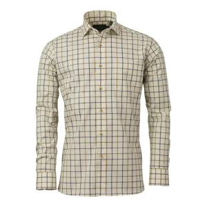 Laksen Alex Mens Shooting Shirt - Mustard/Brownie/Cornflower/Green