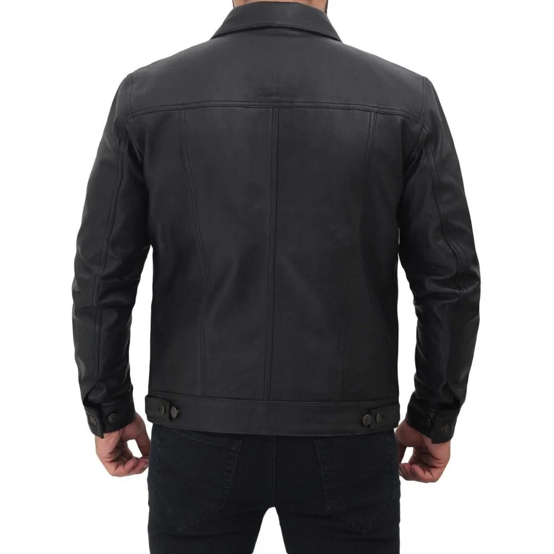 Lamb Skin Leather Shirts