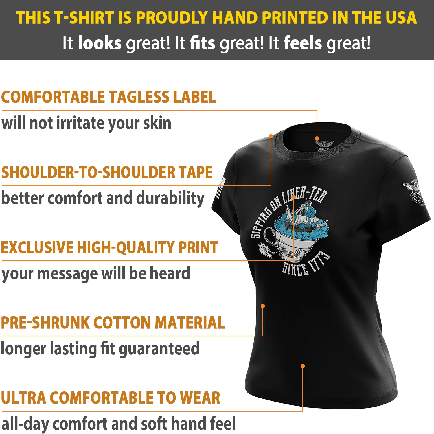 Liber-tea Women's Short Sleeve Shirt