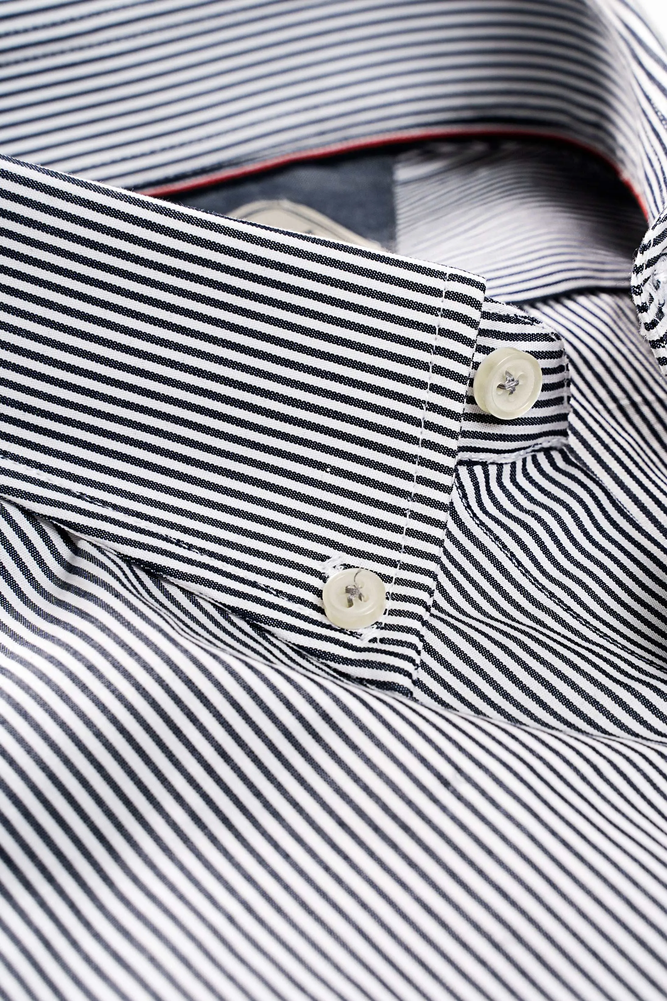 LIMITED EDITION SHIRTS NAVY WHITE STRIPES