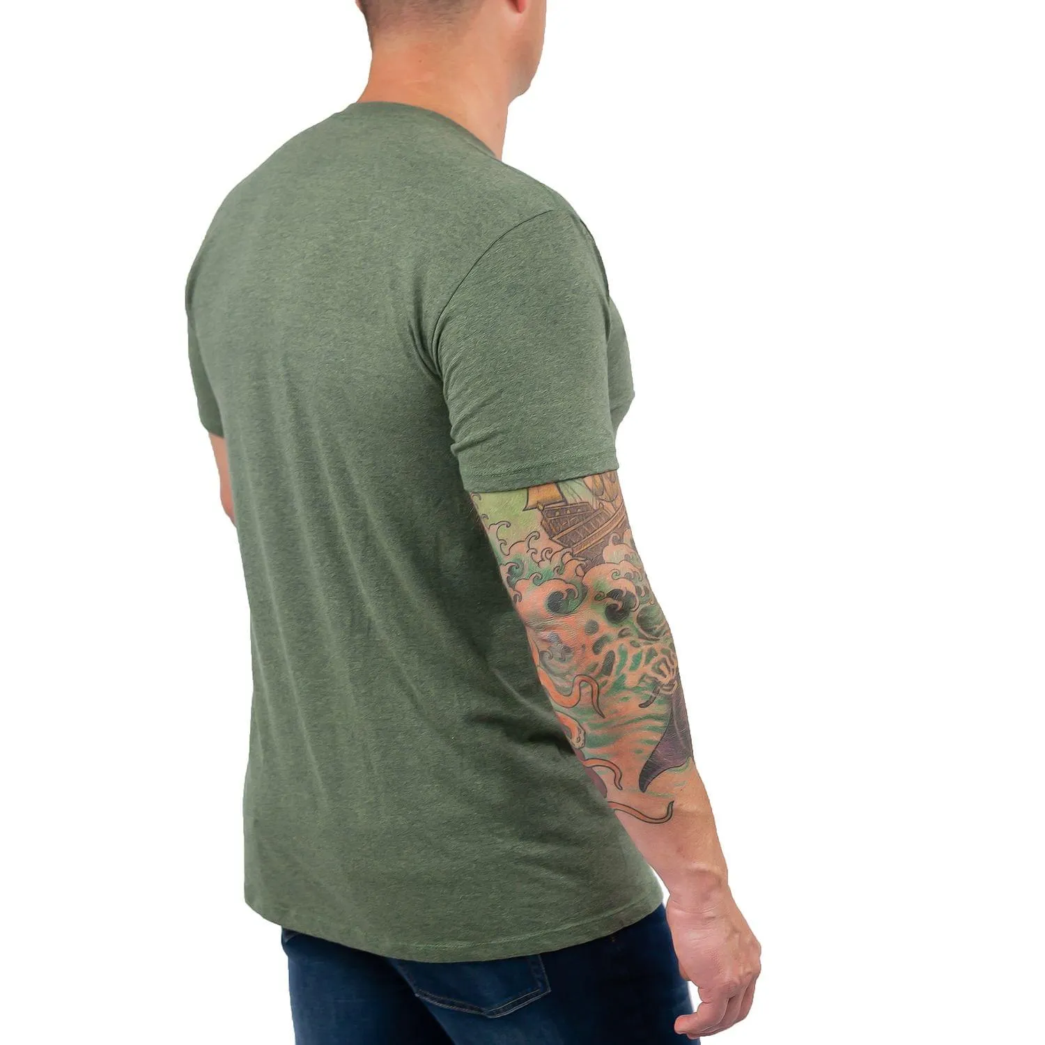 Lost "Mr. Cluck's Chicken" Men's Green T-Shirt