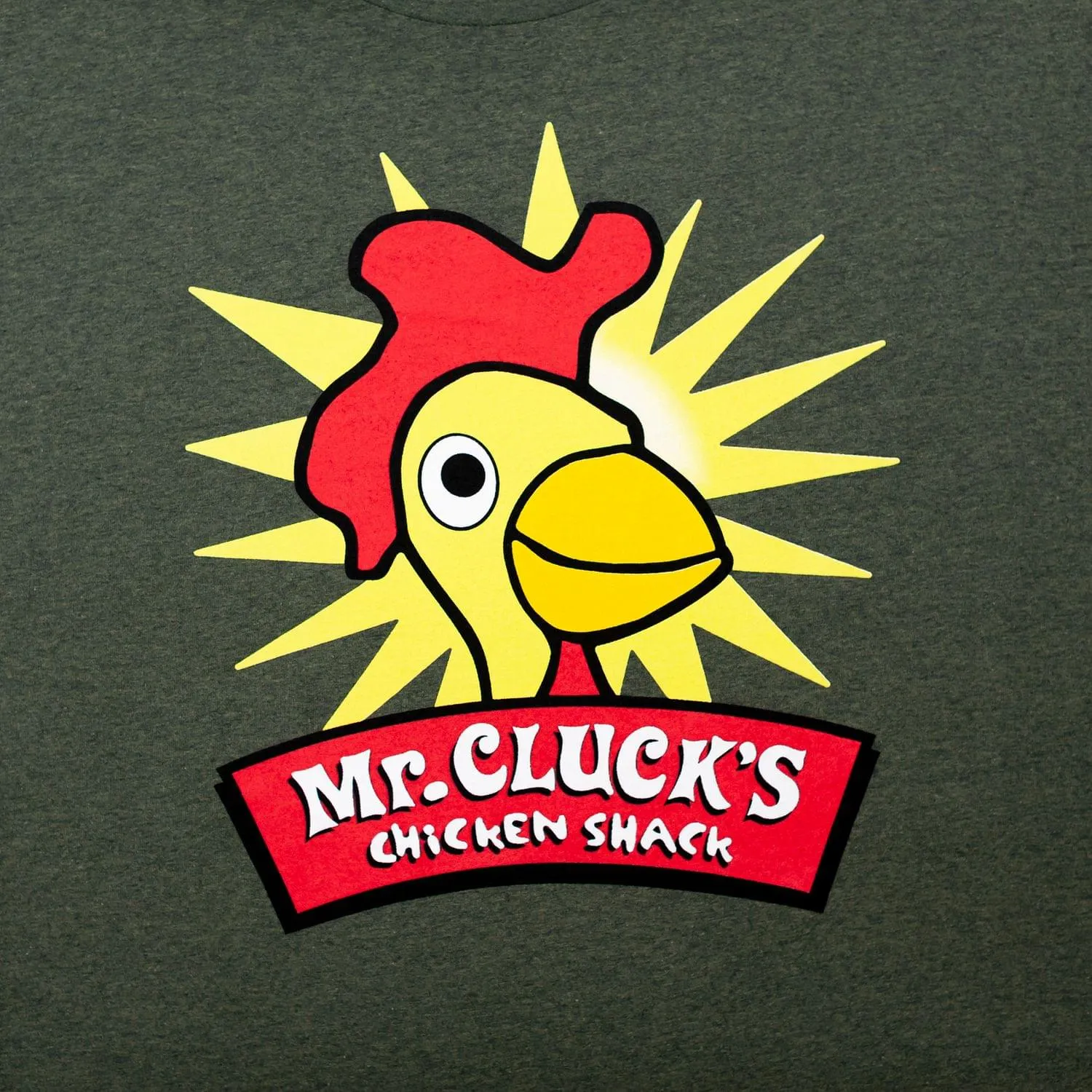 Lost "Mr. Cluck's Chicken" Men's Green T-Shirt
