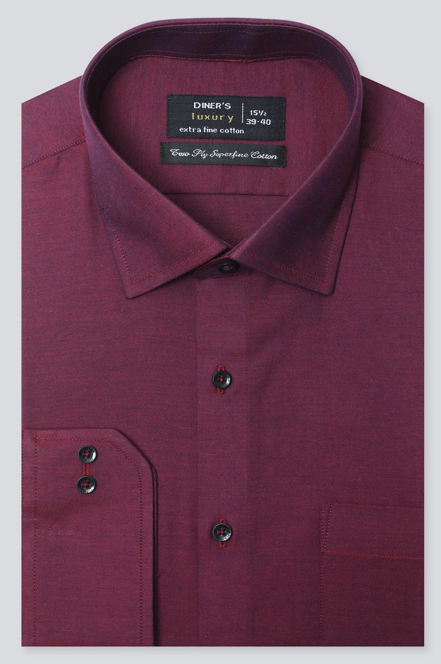 Maroon Formal Shirt