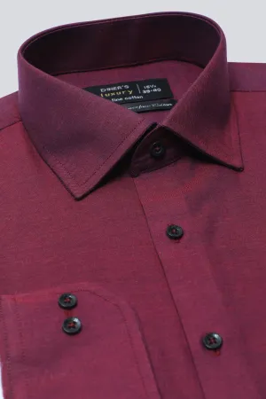Maroon Formal Shirt