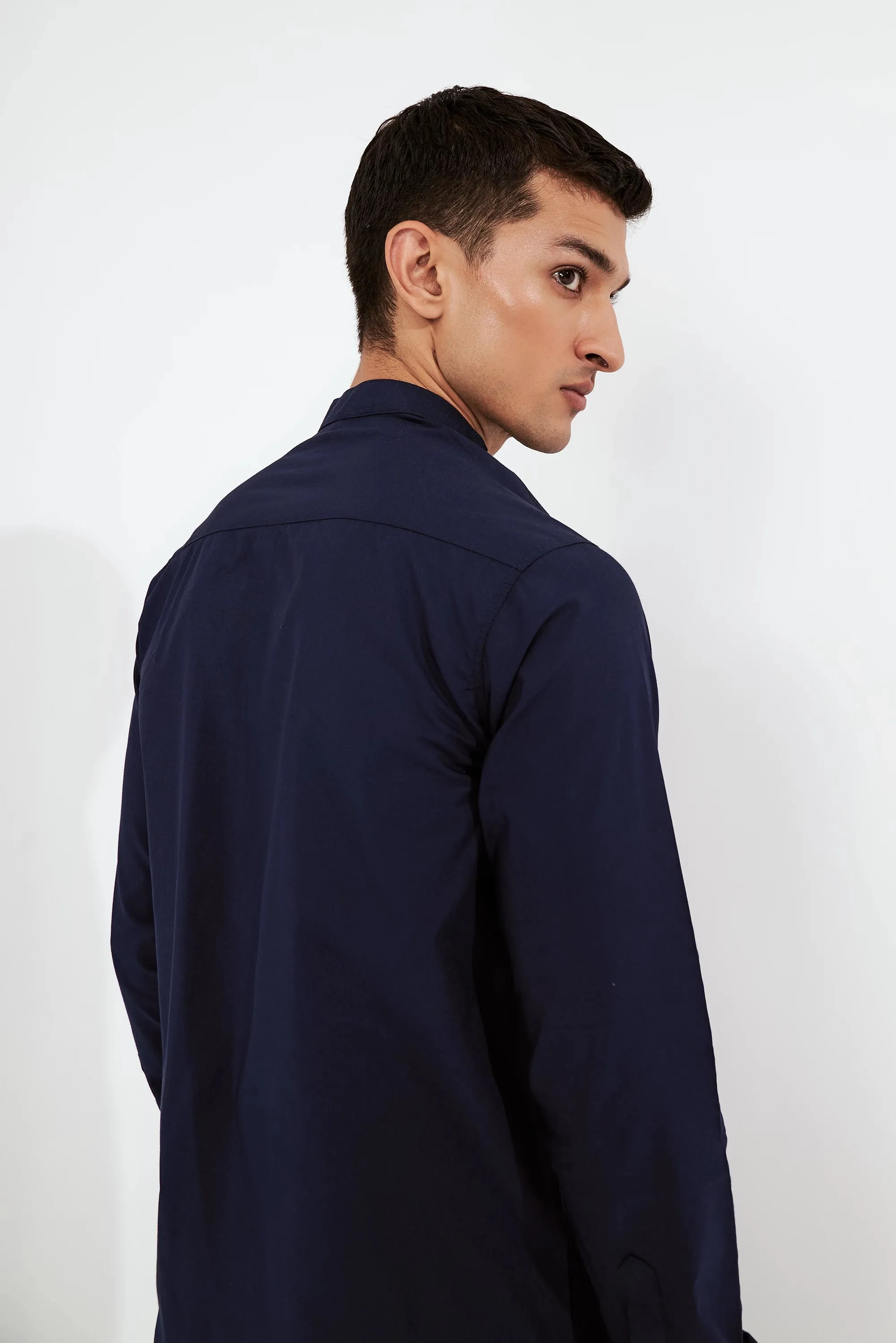 Men's Button-Up Shirt Blue