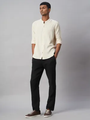 Men's Natural 100% Cotton Loose Fit Shirt
