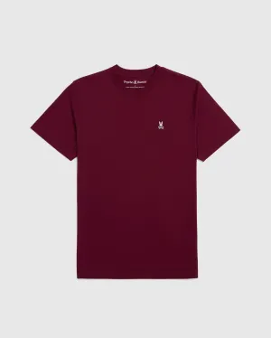 Men's Psycho Bunny Classic Crew Neck Tee Crimson