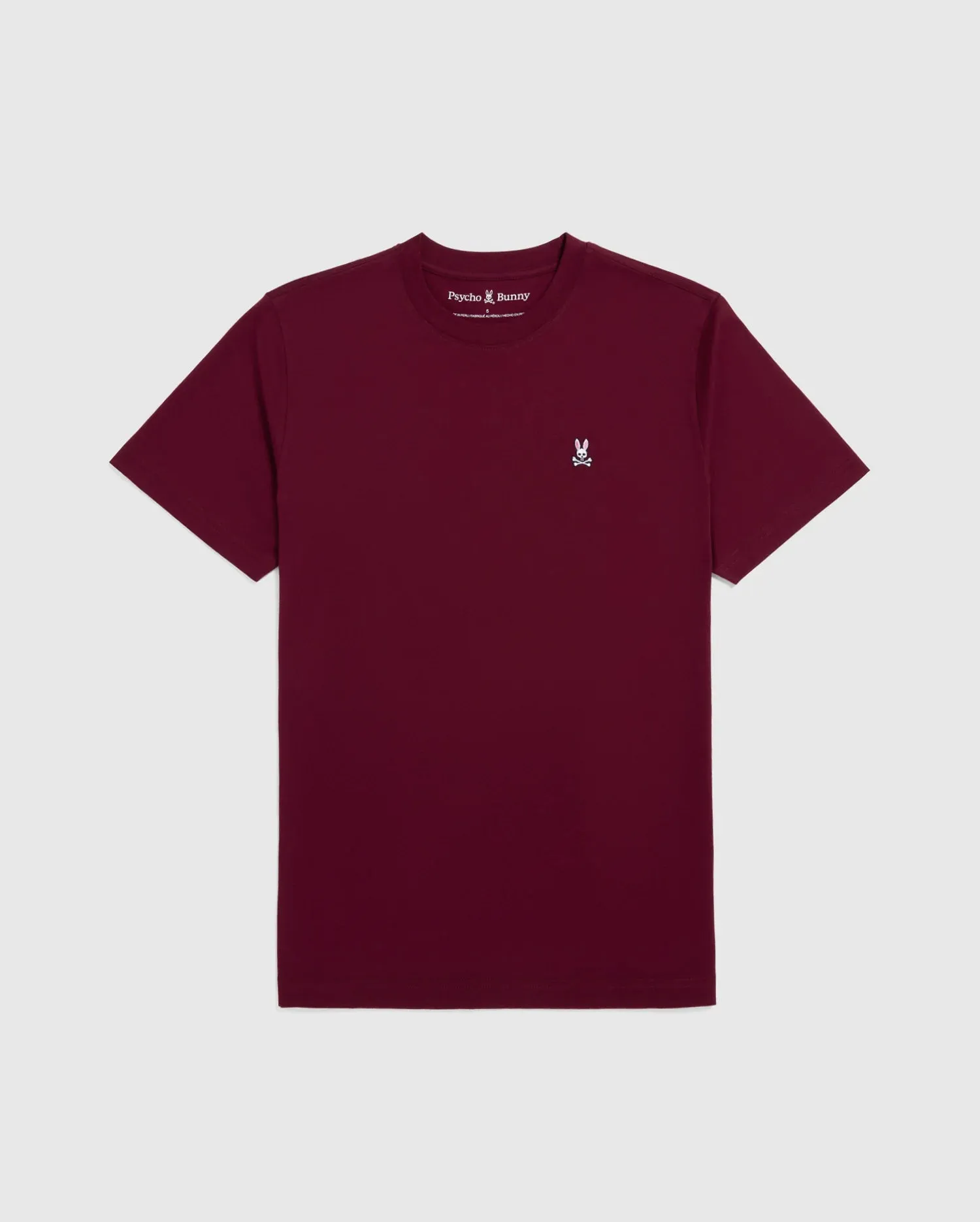 Men's Psycho Bunny Classic Crew Neck Tee Crimson
