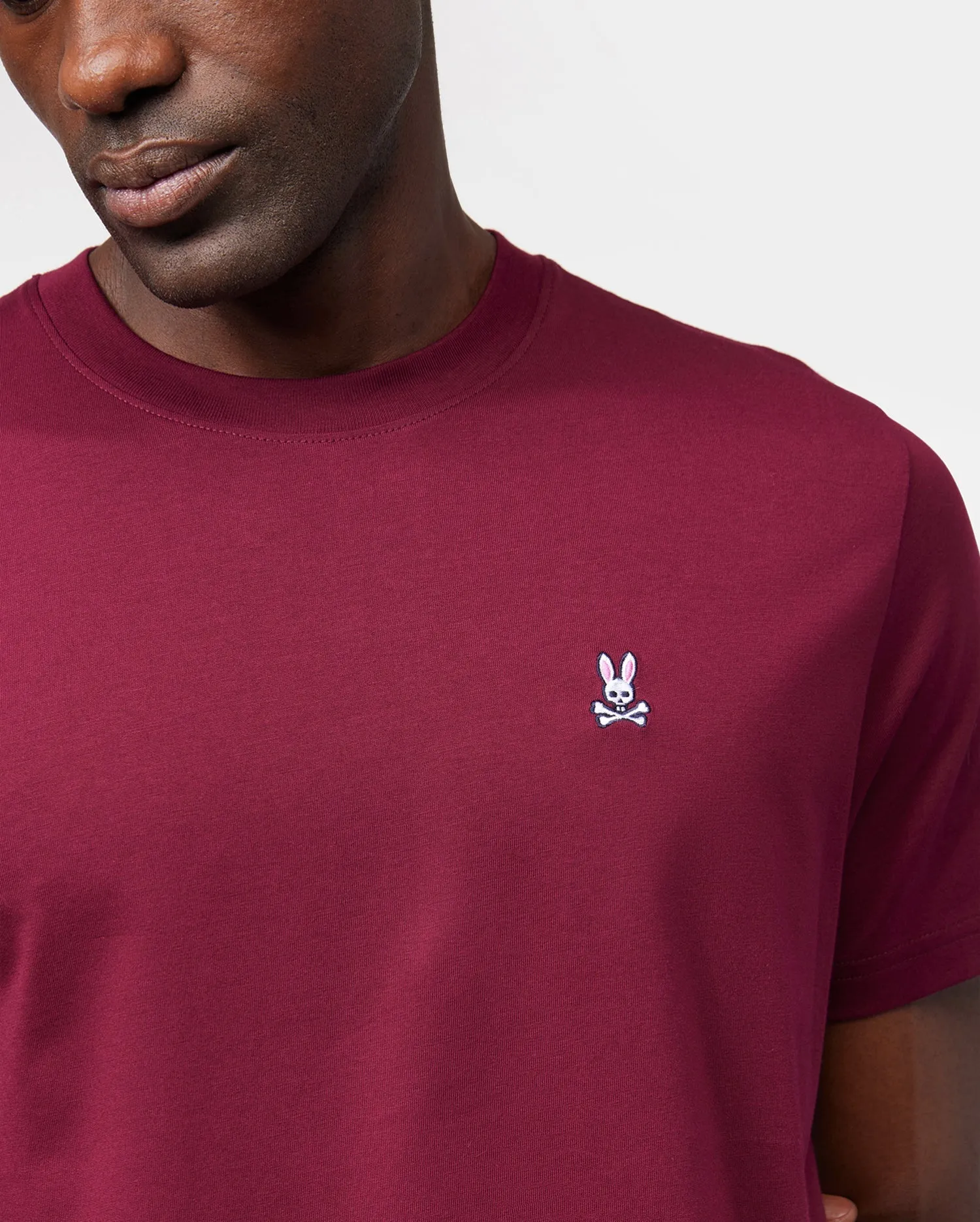 Men's Psycho Bunny Classic Crew Neck Tee Crimson