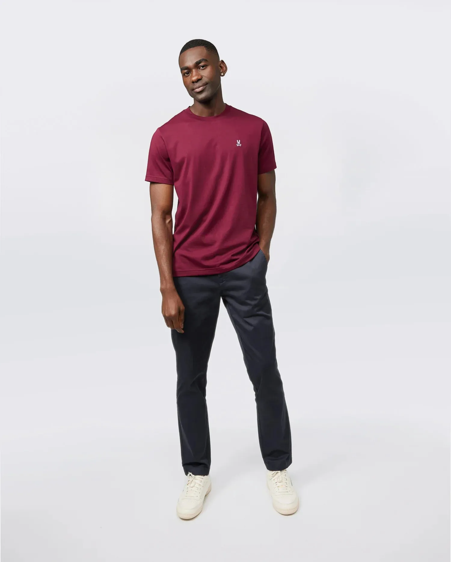 Men's Psycho Bunny Classic Crew Neck Tee Crimson