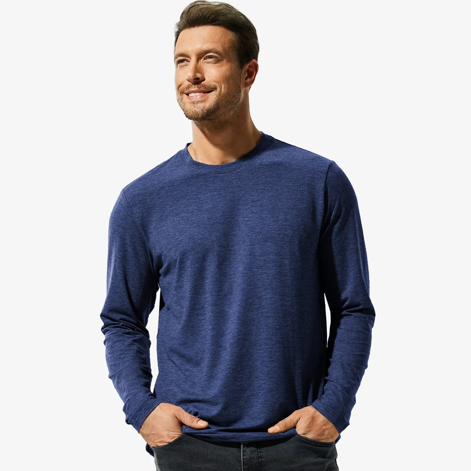 Men’s X-Sofort™ Buttery Soft Long Sleeve Athletic Crew Neck Tee
