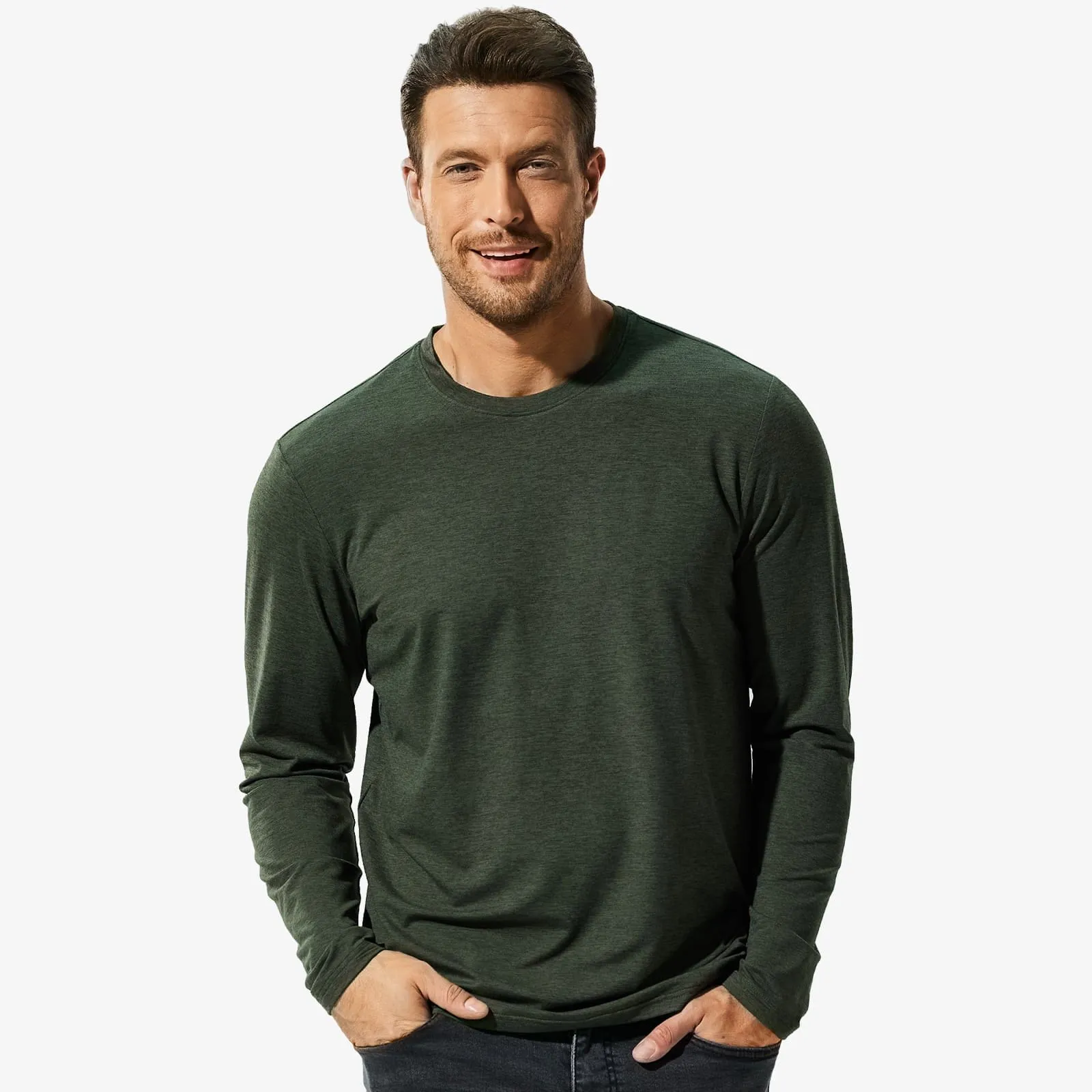 Men’s X-Sofort™ Buttery Soft Long Sleeve Athletic Crew Neck Tee
