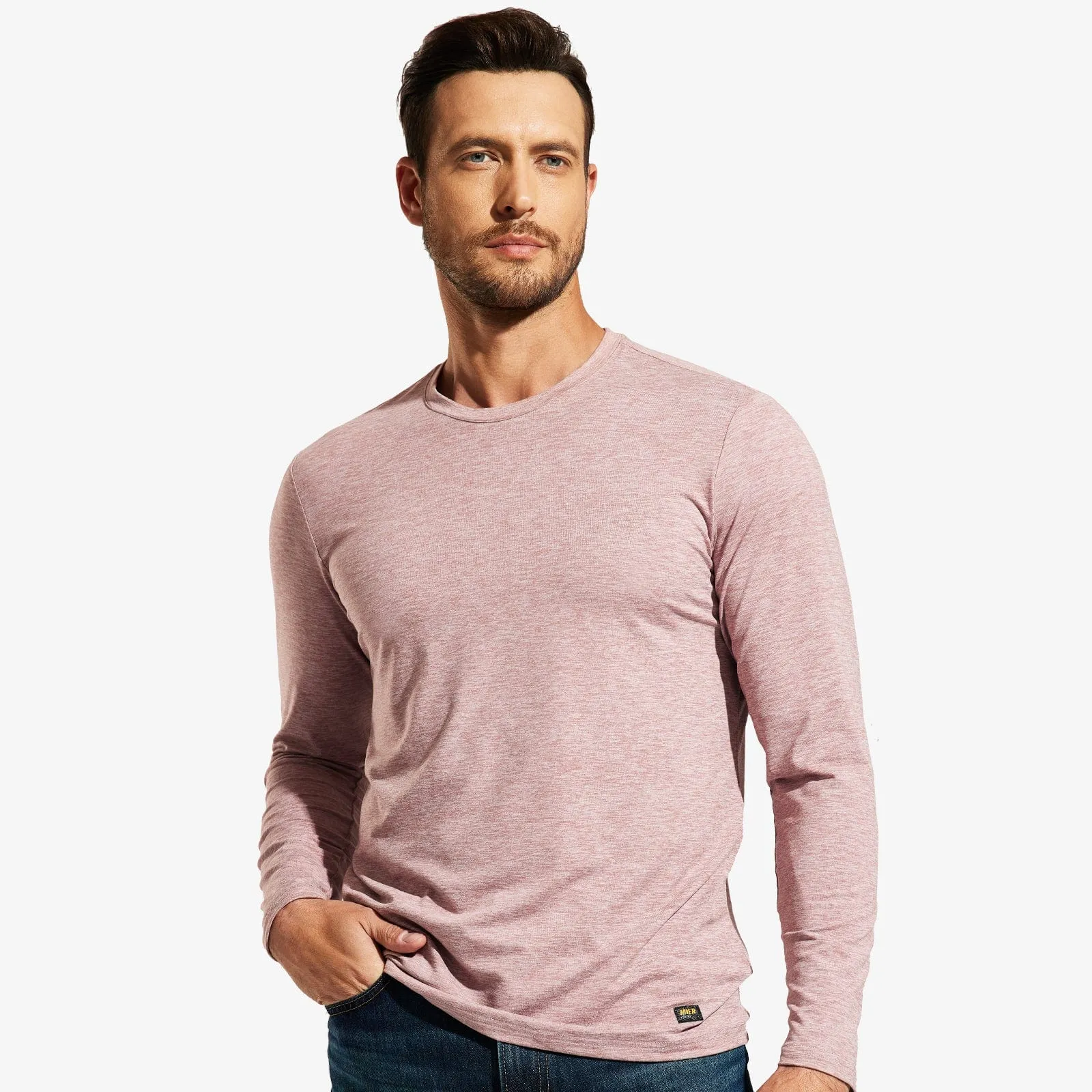 Men’s X-Sofort™ Buttery Soft Long Sleeve Athletic Crew Neck Tee