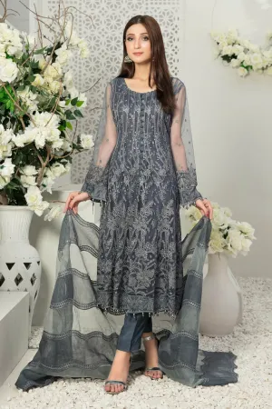 Nina by Tawakkal Semi Stitched 3 Piece Fancy Chiffon Collection'2022-N-6537