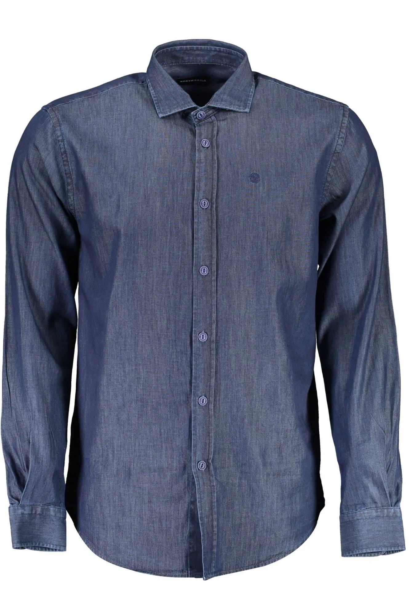 North Sails Blue Cotton Men Shirt