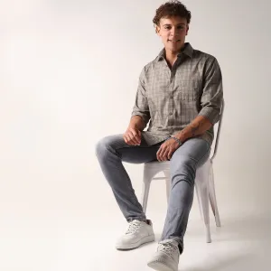 Nottingham Shirt™ - Premium Fine Cotton - Yarn Dyed Soft Finish - Regular Fit Checkered Shirt