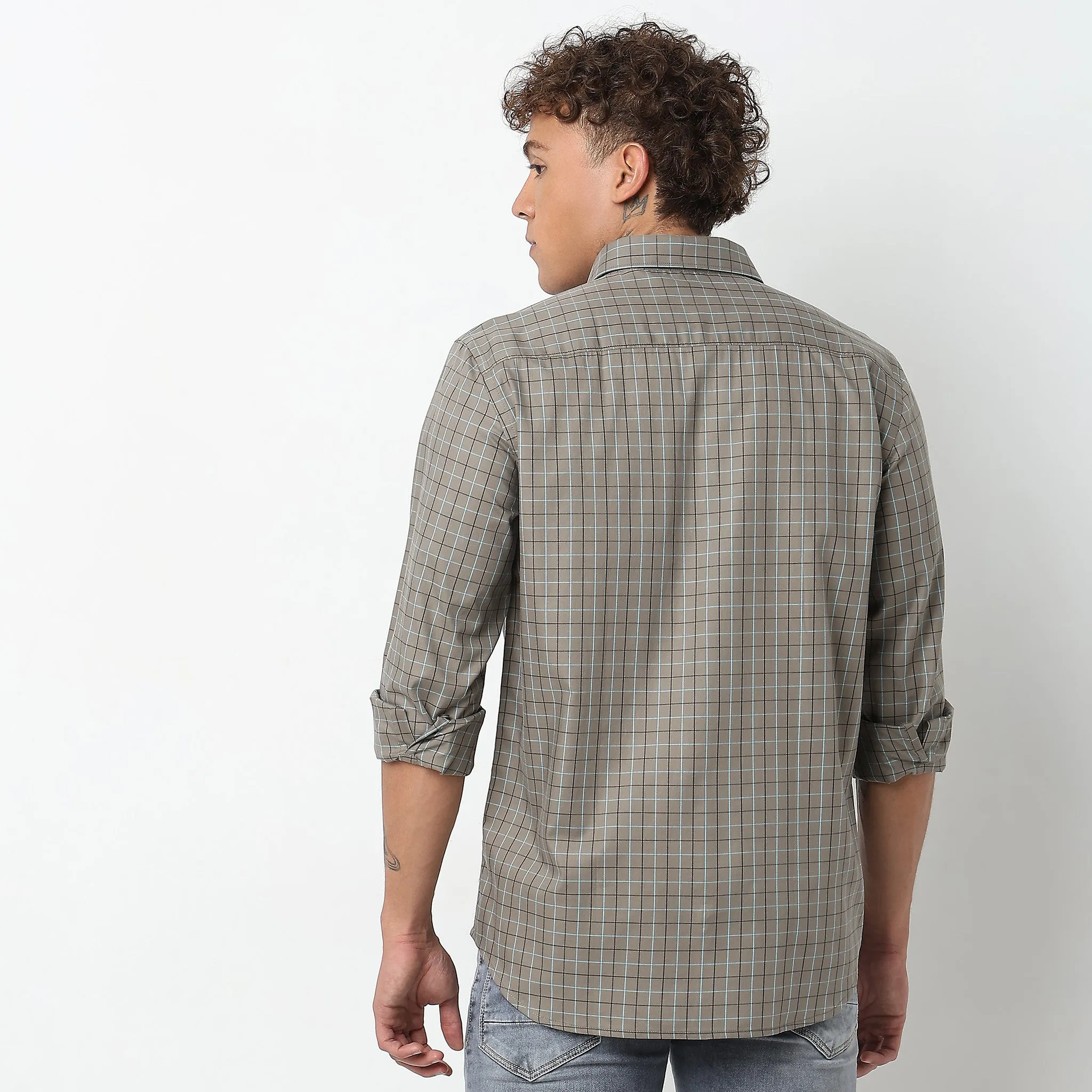 Nottingham Shirt™ - Premium Fine Cotton - Yarn Dyed Soft Finish - Regular Fit Checkered Shirt