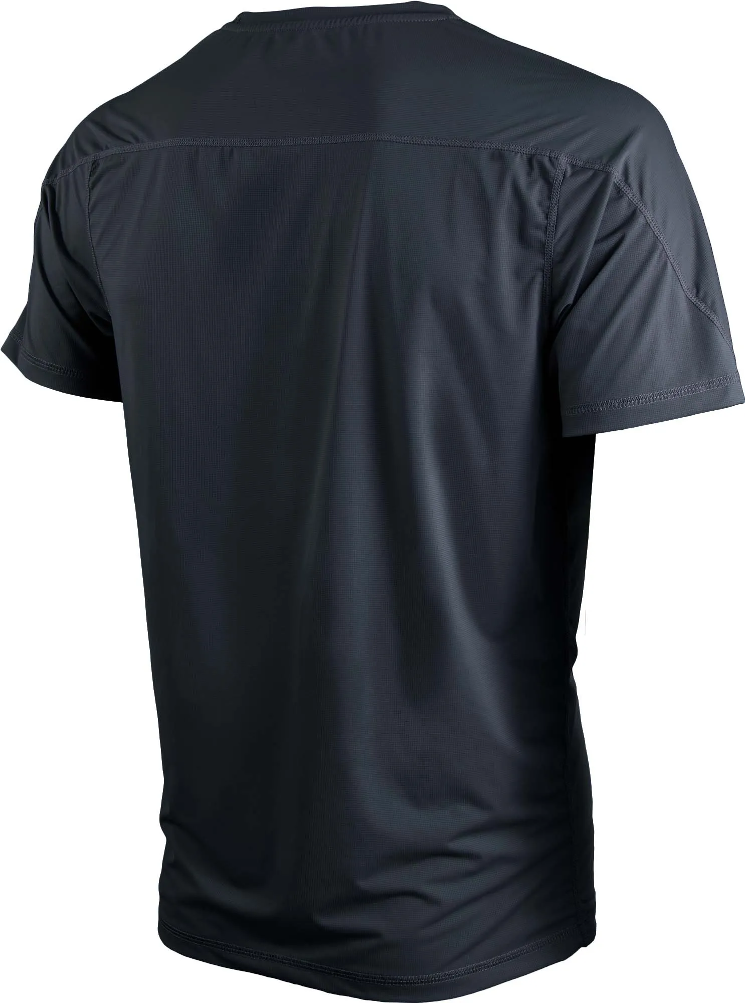 Nylon Short Sleeve Athletic Shirt 1pk Black