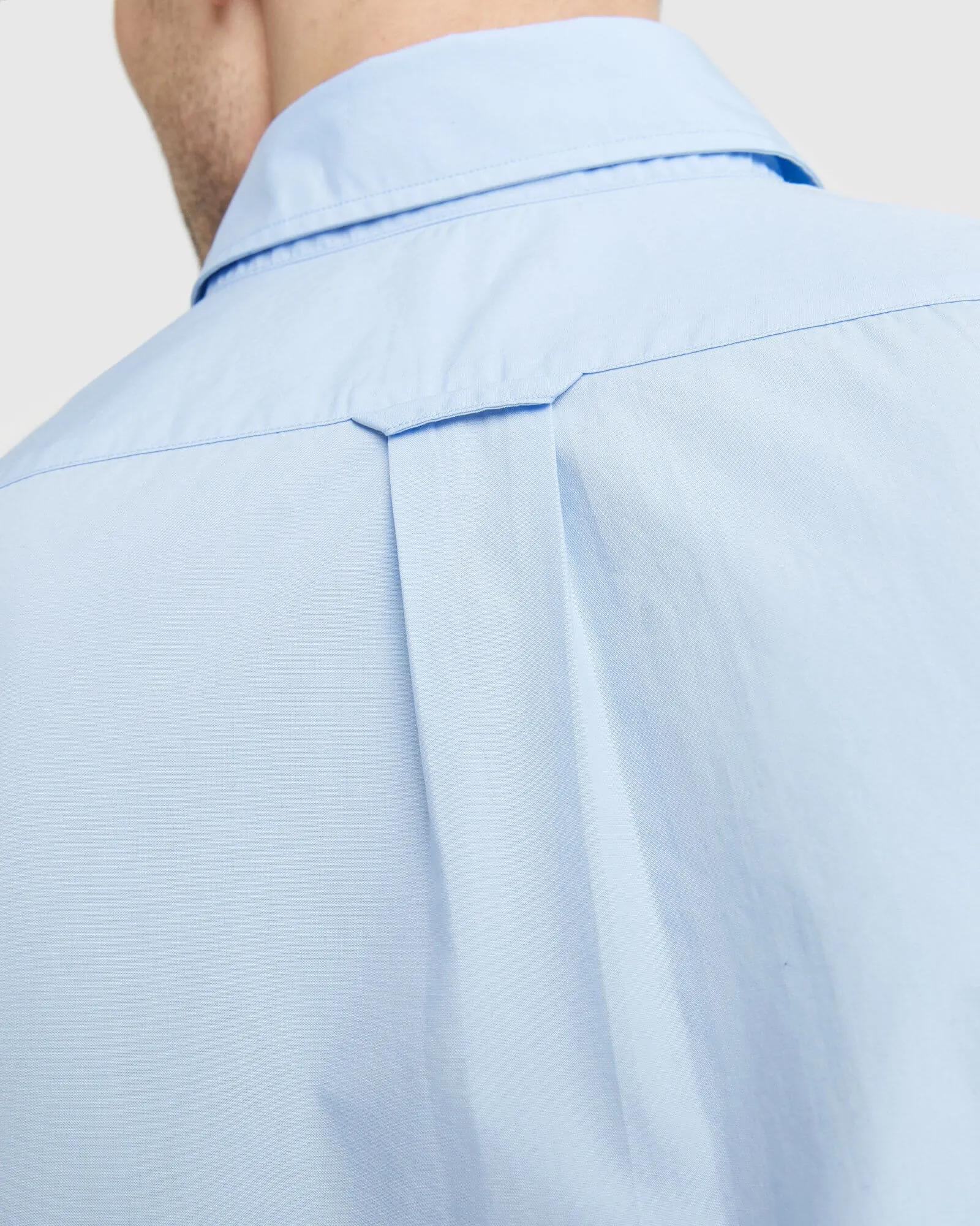 Organic Short Sleeve Stretch Poplin Shirt