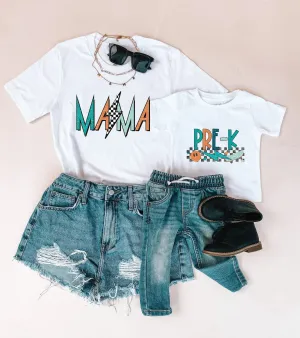 PreK Rocker Mama of Boy Shirts Matching Shirts