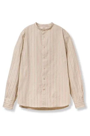 Prequel - S1001 Stand-up Collar Shirt Beige