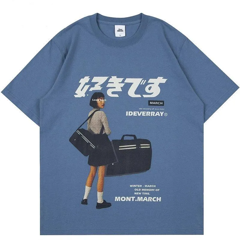 "Look Back" Oversized Tee