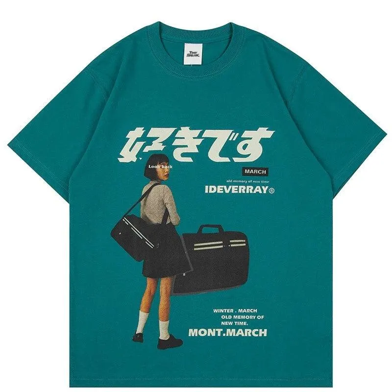 "Look Back" Oversized Tee