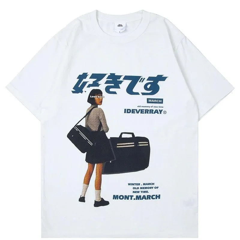 "Look Back" Oversized Tee